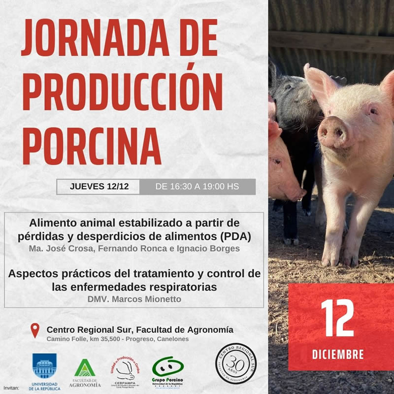 afiche jorada producción porcina 2024