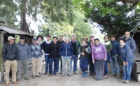 Visita de productores de Cerro Largo a productor en Canelones
